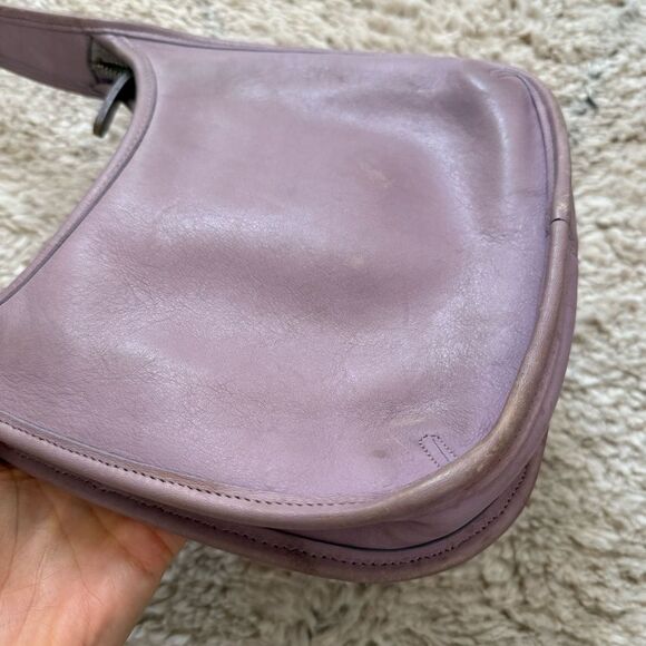 Coach Vintage Ergo Mini 9020 Zip Shoulder Bag in Lavender RARE - Picture 4 of 15